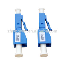 0dB 1dB 3dB 5dB 6dB 7dB 10dB 15dB 20dB LC APC UPC Plug-in type fiber optic attenuator,lc female to male fixed attenuator